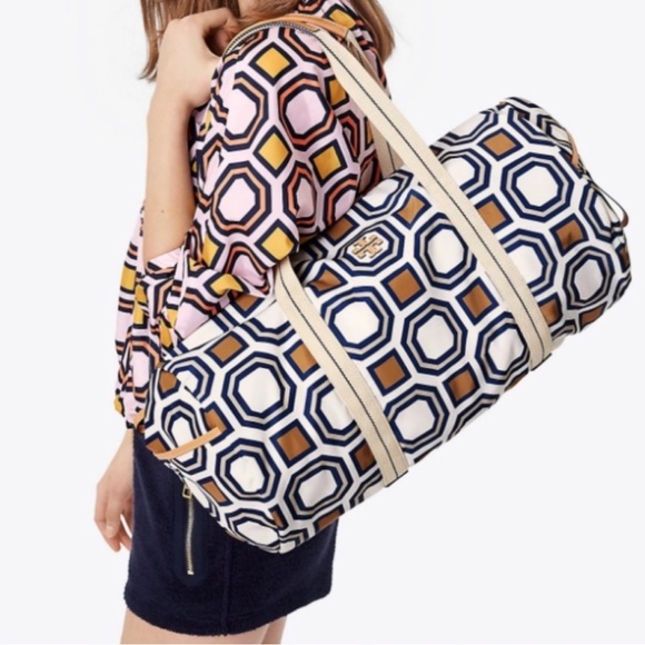 Tory Burch Nylon Duffle in Octagon Square - Picture 3 of 7